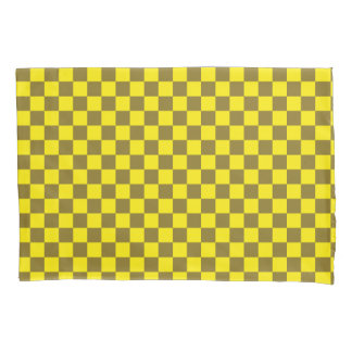 Zest and Acid Chequerboard Pillowcase