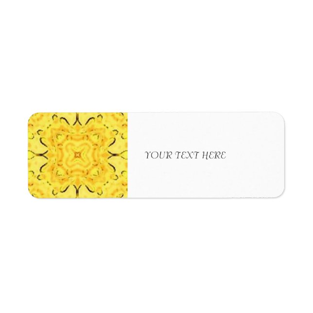 Zest Label Return Address Label (Front)