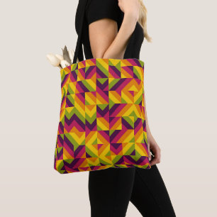 Zest Mosaic Chevron Tote Bag