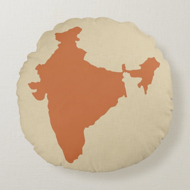 Zest Spice Moods India Round Cushion (Front)