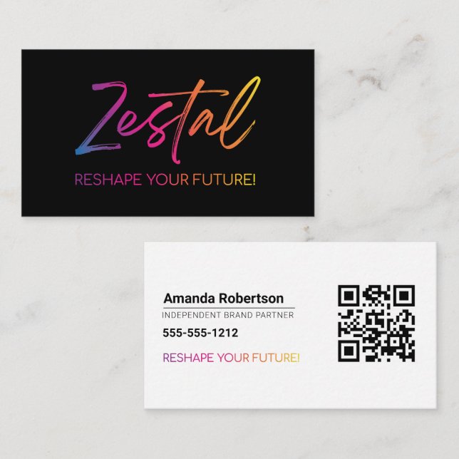 Zestal Business Card (Front/Back)