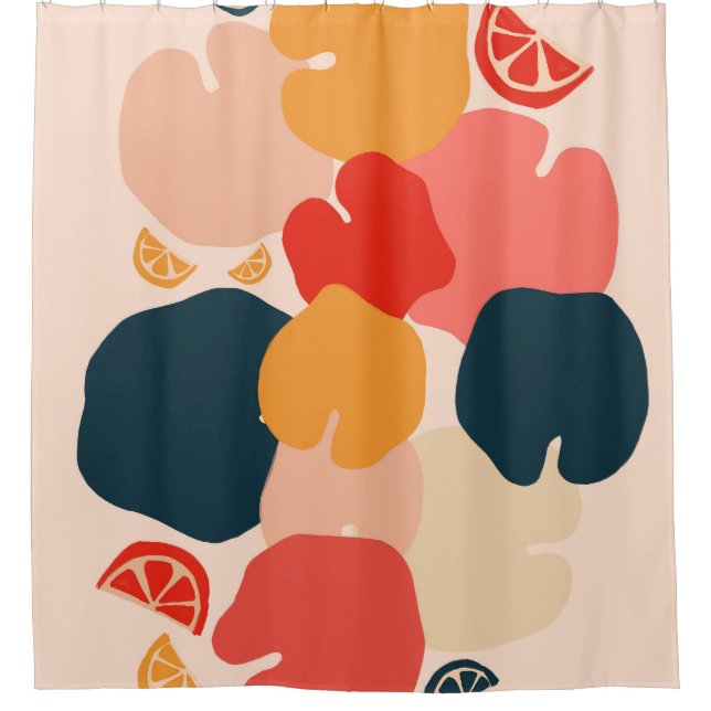 Zestful Zen Shower Curtain (Front)