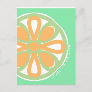 Zesty citrus  postcard