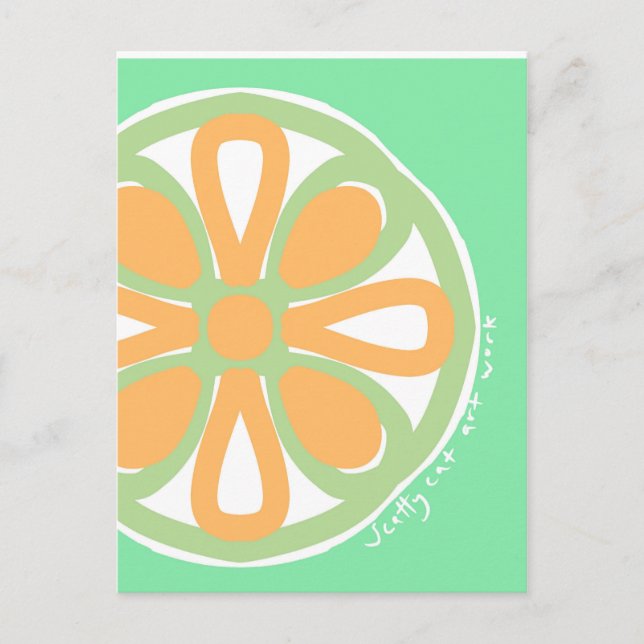 Zesty citrus  postcard (Front)