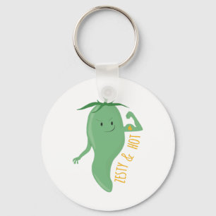Zesty & Hot Key Ring
