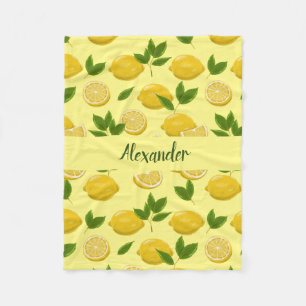 Zesty Lemon Blanket For Babies, Kids and Adults