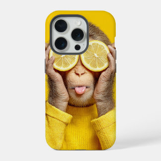 Zesty Monkey - Funny Lemon Eye Monkey Phone Case