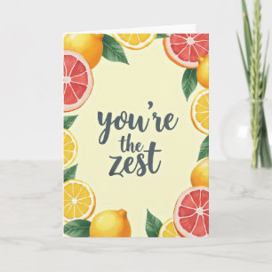 Zesty Mothers Day Fruit Card
