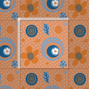 Zesty Summer Floral Pattern Fabric