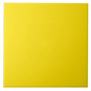 Zesty Yellow Ceramic Tile. Tile