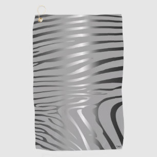 Zesty Zebra Golf Towel
