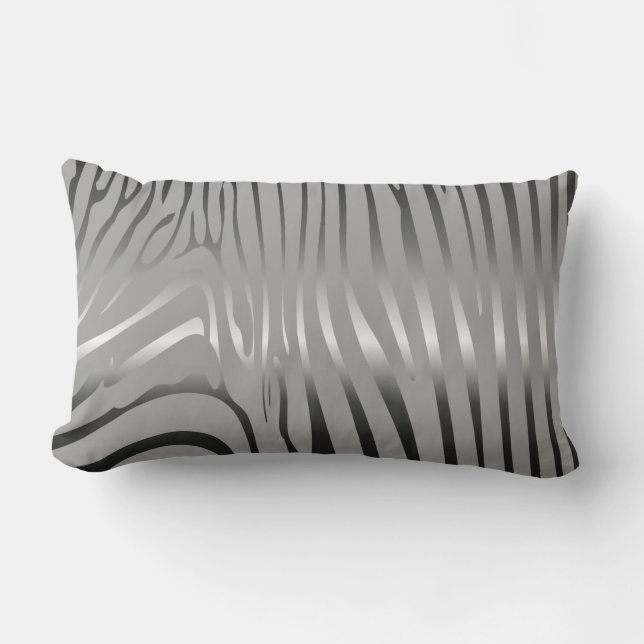 Zesty Zebra Lumbar Cushion (Front)