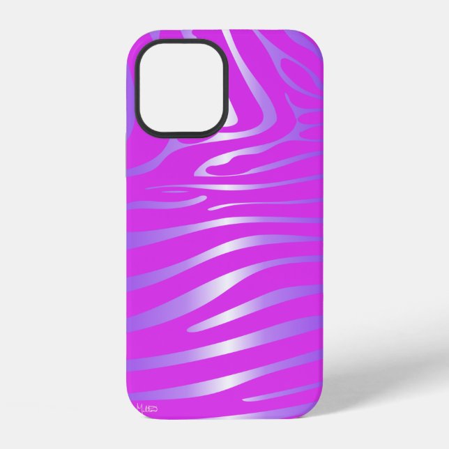 Zesty Zebra Pink Case-Mate iPhone Case (Back)