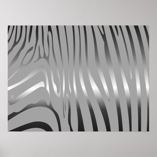 Zesty Zebra Poster (Front)