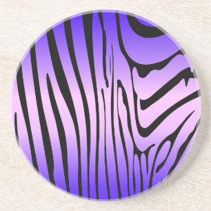 Zesty Zebra Purple Coaster