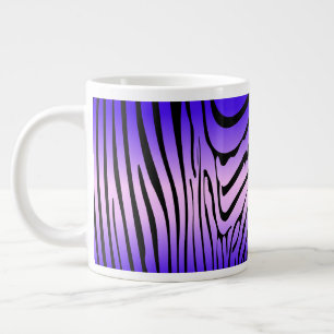 Zesty Zebra Purple Large Coffee Mug