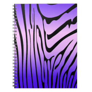Zesty Zebra Purple Notebook