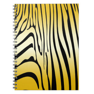 Zesty Zebra Yellow Notebook