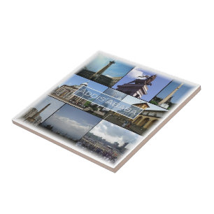 zET014 ADDIS ABABA, Mosaic, Ethiopia, Ceramic Tile