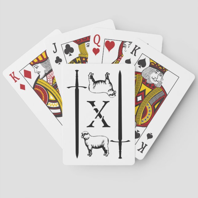 Zeta Chi Playing Cards (Back)