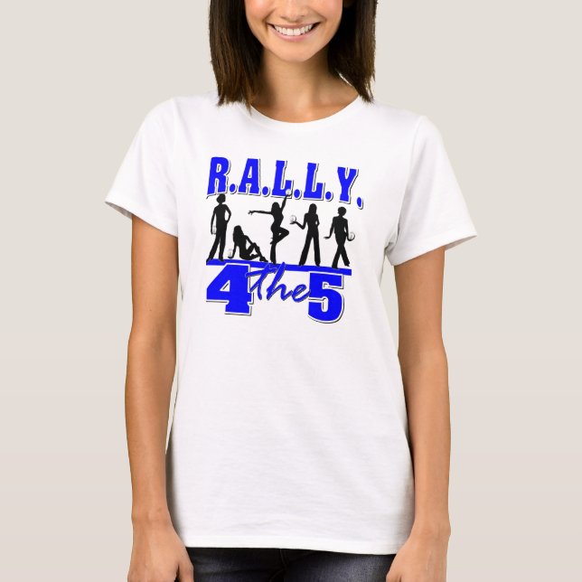 Zeta Phi Beta - Rally4the5 T-Shirt (Front)