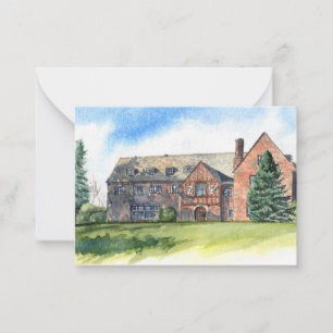 Zeta Psi, Cornell University Postcard-style Card