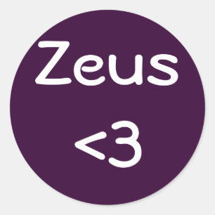 Zeus <3 sticker