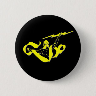 Zeus 6 Cm Round Badge