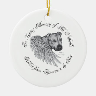 Zeus angel ceramic ornament