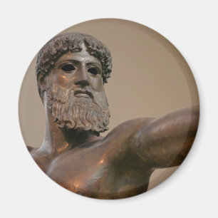 Zeus bronze statue in Athens Greece Magnet