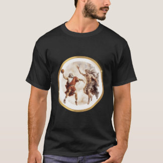 Zeus God And Ares Play Basketball In The Heaven T-Shirt