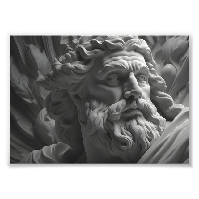 Zeus god photo print (Front)