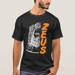 Zeus Greek God of Thunder Power Strength Olympus L T-Shirt