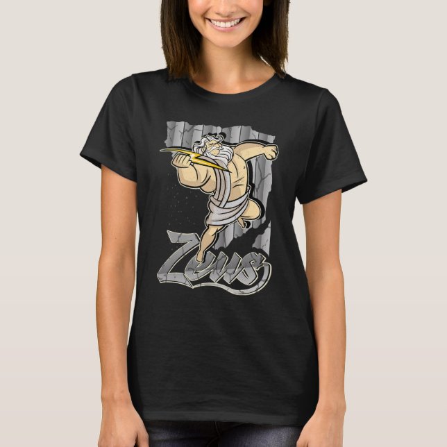 Zeus Greek GodHero Costume Training War T-Shirt (Front)