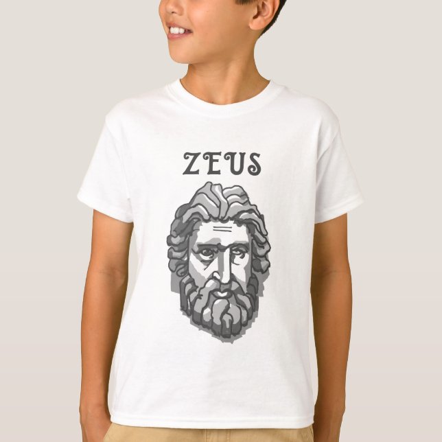 Zeus, King of the Olympian Gods T-Shirt (Front)