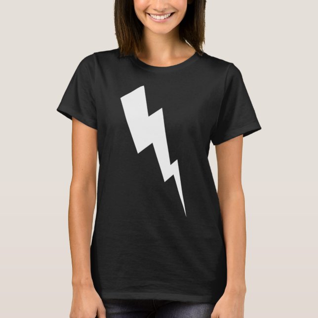zeus lightening bolt T-Shirt (Front)
