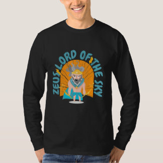zeus lord thunder god throw throwing T-Shirt