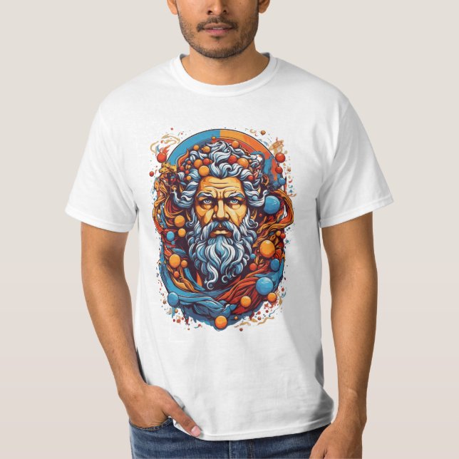 Zeus Master of Olympus T-Shirt (Front)