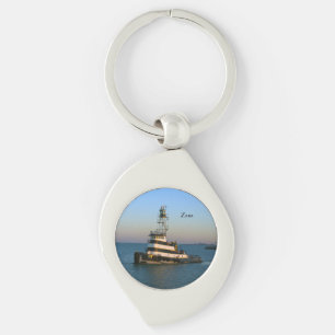 Zeus metal key chain