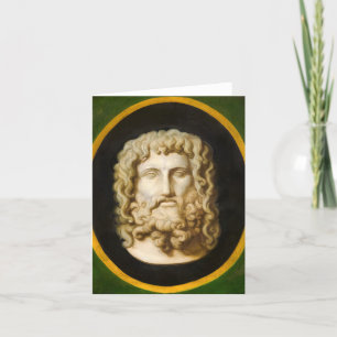 Zeus of Otricoli by Christoph Unterberger Thank You Card