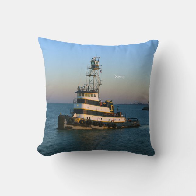 Zeus Square Pillow (Front)
