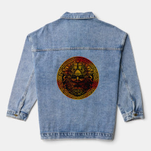 Zeus's Ancient Shield Art Print Denim Jacket