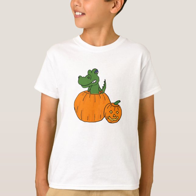 ZF- Gator in a Pumpkin Shirt (Front)