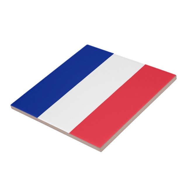zFR001 French FLAG, France, Ceramic Tile (Side)