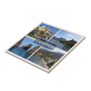 zFR005 CALVI Corse Corsica, Ceramic Tile
