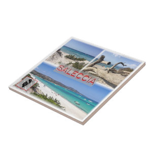 zFR006 SALECCIA PLAGE, Corsica, Ceramic Tile