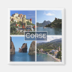 zFR008 CALVI SCANDOLA, Corse Corsica, Fridge Magnet