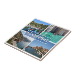 zFR017 CORSICA CORSE, France, Ceramic Tile