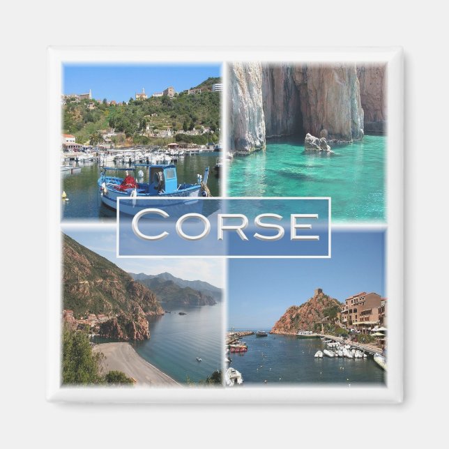 zFR017 CORSICA CORSE, France, Fridge Magnet (Front)