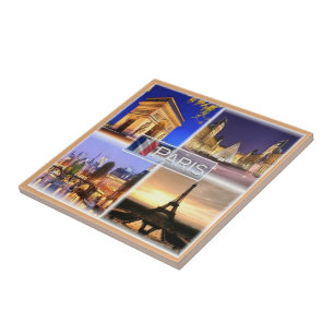 zFR018 PARIS By Night, Ceramic Tile
